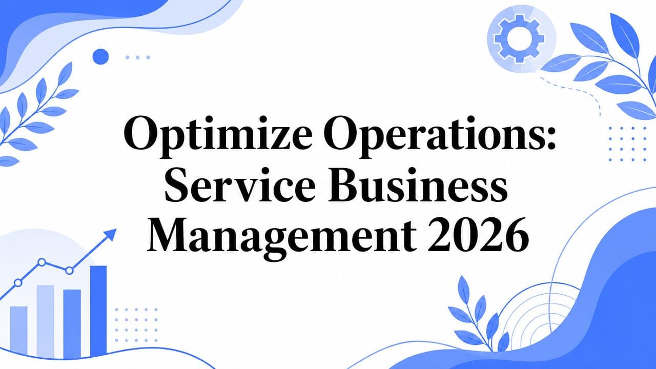 Optimize Operations: Service Business Management 2026