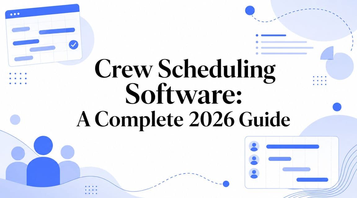 Crew Scheduling Software: A Complete 2026 Guide